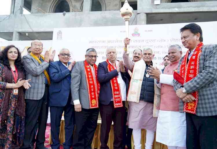 महाराजा अग्रसेन सेवा सदन ट्रस्ट द्वारा पूर्व मंत्री मनीष ग्रोवर का नागरिक अभिनंदन