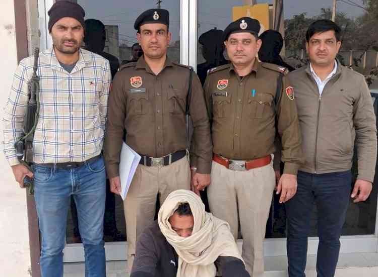 रोहतक पुलिस की टीम ने किया अवैध हथियार सहित युवक काबू