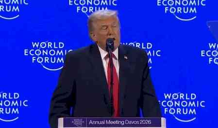 At Davos, Trump delivers a blunt message — hits Europe over NATO, Ukraine costs