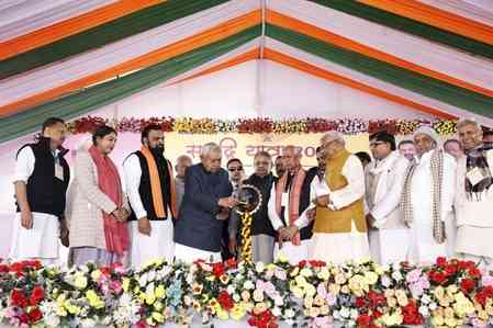 Bihar: Nitish Kumar’s Samriddhi Yatra reaches Saran; Rs 538 crore projects launched