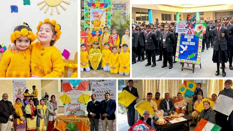 Innocent Hearts Schools and Colleges Celebrate Basant Panchami with Devotion and Cultural Fervour