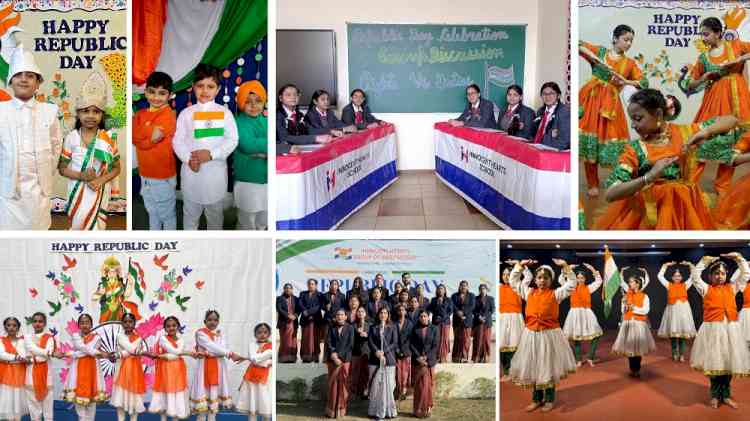 Republic Day Celebrated with Great Enthusiasm at Innocent Hearts: The Campus Drenched in the Colours of Patriotism