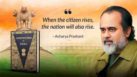 Nation rises only when citizens rise: Acharya Prashant