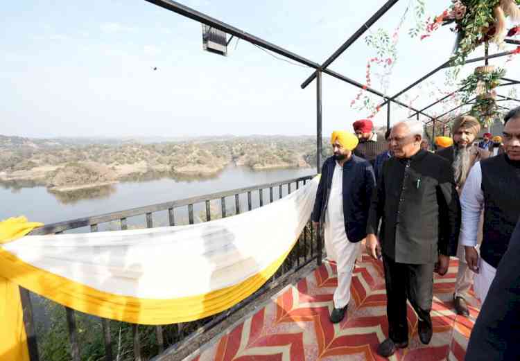 By developing Punjab’s tourism destinations, AAP Govt is providing employment, CM Bhagwant Singh Mann says after inaugurating Saleran Dam eco-tourism project in Hoshiarpur