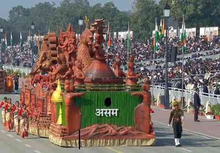 Assam’s R-Day tableau highlights Asharikandi’s terracotta heritage at Kartavya Path