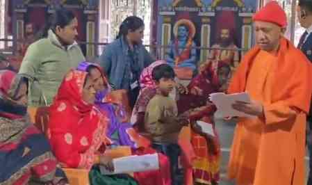 UP CM holds ‘Janta Darshan’ at Gorakhnath Temple, instructs officials to quickly resolve people’s grievances
