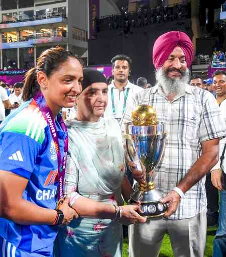 'Feels wonderful that my daughter has been named for Padma Shri': Harmanpreet’s father Harminder Singh