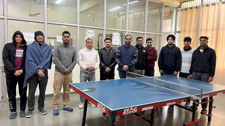 Table Tennis Tournament at Boys’ Hostel No. 6, Panjab University