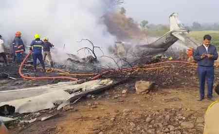Ajit Pawar’s plane crashes in Maharashtra's Baramati
