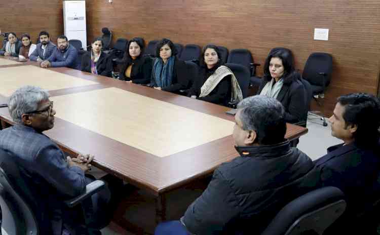 Inspection conducted by the Council of Architecture team at Planning and Architecture Department of DLC SUPVA