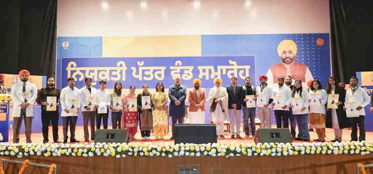 Under Bhagwant Mann Govt’s ‘Mission Rozgar’, so far 63,943 govt jobs provided without bribery or favouritism