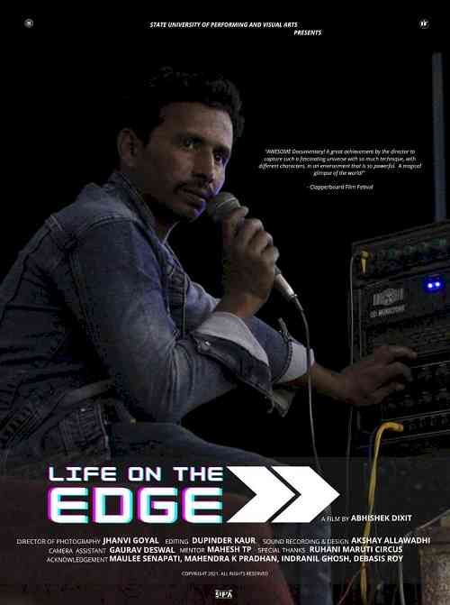 Film 'Life on the Edge' produced by DLCSUPVA to be screened at the 43rd Busan International Short Film Festival