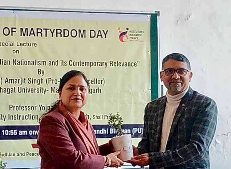 Special Lecture on Mahatma Gandhi’s Contemporary Relevance Held at Panjab University