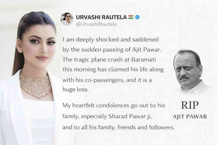 Words of Condolence, a Spirit of Unity: Urvashi Rautela’s Emotional Message