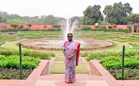 President Murmu inaugurates Amrit Udyan; garden opens to public on Feb 3
