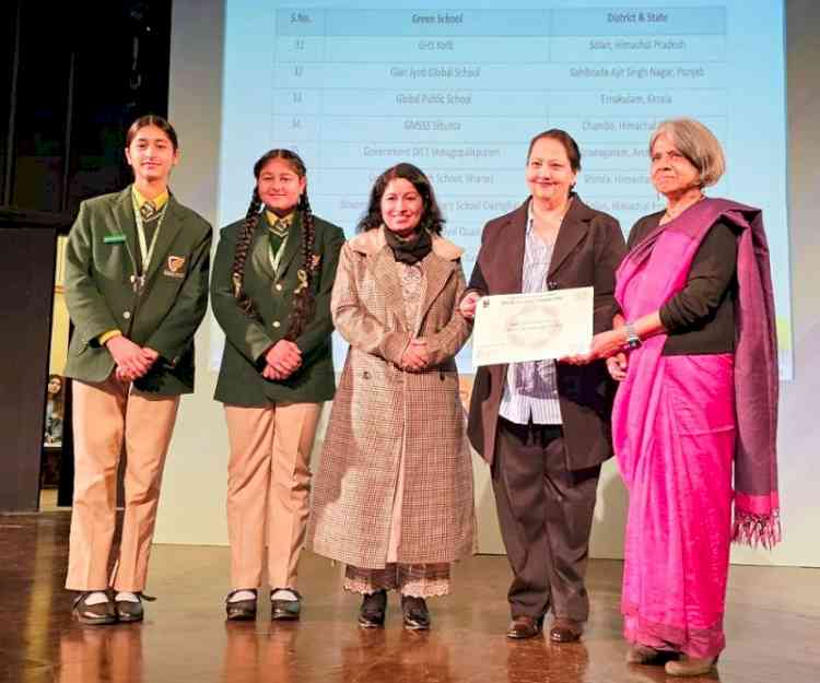 Gian Jyoti Global School Honoured with National Green School Award