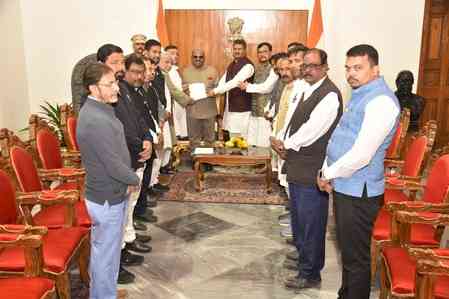 Suvendu Adhikari meets Bengal Guv, submits deputation alleging Trinamool spreading panic among voters over SIR