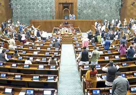 8 Oppn MPs suspended in LS for 'disrupting' proceedings, throwing papers at Chair