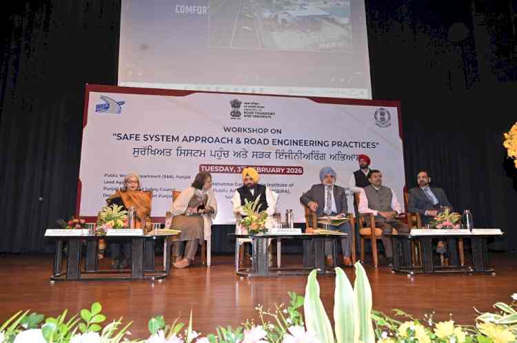 NHAI, RO, Chandigarh in association with Lead Agency and PwD, Punjab organizes State-Level Workshop on Safe System Approach and Road Engineering Practices