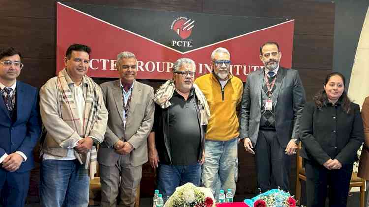 Cinematic Legends Manoj Pahwa, Kumud Mishra and Anubhav Sinha Interact with PCTE Students