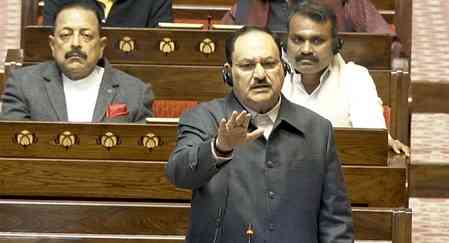 'Don't hold your party hostage to Abodh Balak': Nadda's sharp rebuke to Kharge in RS clash