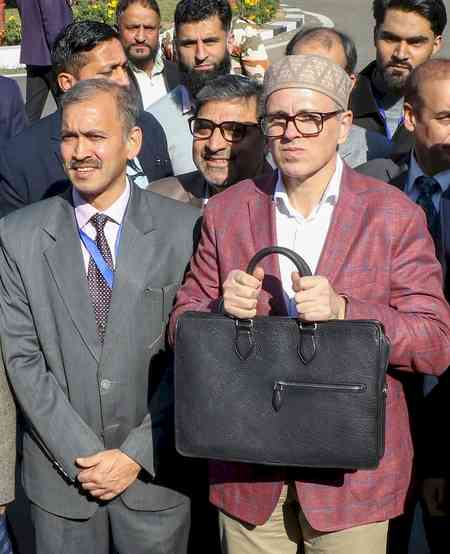 CM Omar Abdullah presents Rs 1,13,767 crore budget in J&K Assembly; focusing on investment, innovation