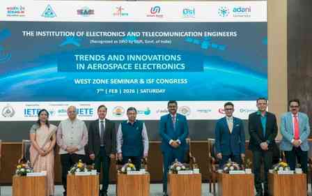 Adani University hosts IETE West Zone Seminar, ISF Congress 2026 on aerospace electronics
