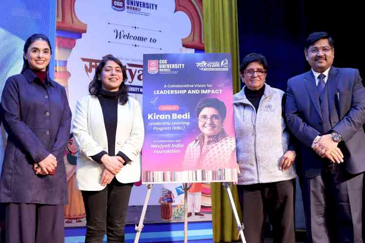 Dr. Kiran Bedi Launches ‘Kiran Bedi Leadership Learnings Program’ at CGC University 