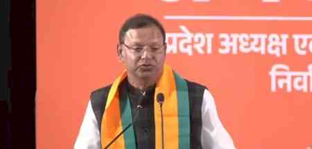 UP BJP chief welcomes Centre's take-down order against 'Ghooskhor Pandat' promos