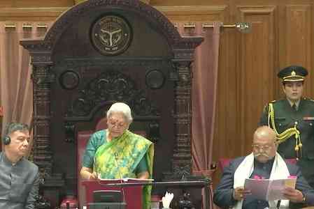 UP budget session begins amid uproar as SP raises ‘Governor Go Back’ slogans