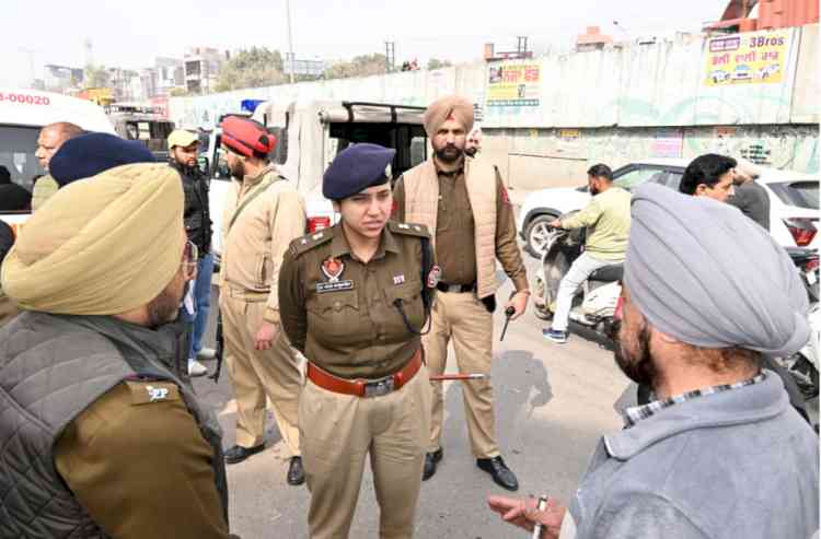 Major Police Action in Khanna under Operation Prahar–2 Due to Strong Command and Field Leadership of SSP Dr. Darpan Ahluwalia; 125 Suspects Detained