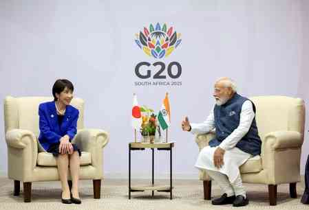Japan's Takaichi thanks PM Modi, says looking forward to strengthen strategic ties with India