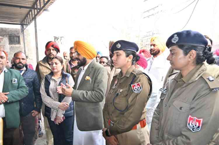 Cabinet Minister Tarunpreet Singh Sond and Khanna SSP vow to make Meat Market drug-free area