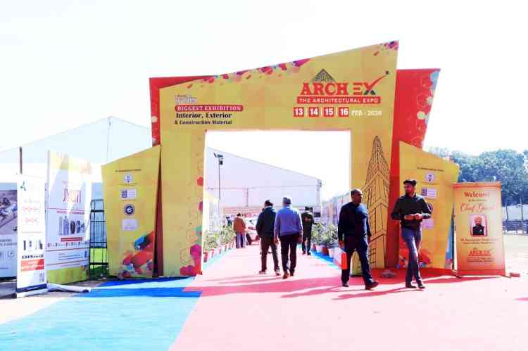 ARCHEX Expo begins on Feb 13 to 16 at Parade Ground Sector 17