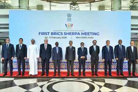EAM Jaishankar meets BRICS 2026 sherpas and country representatives 