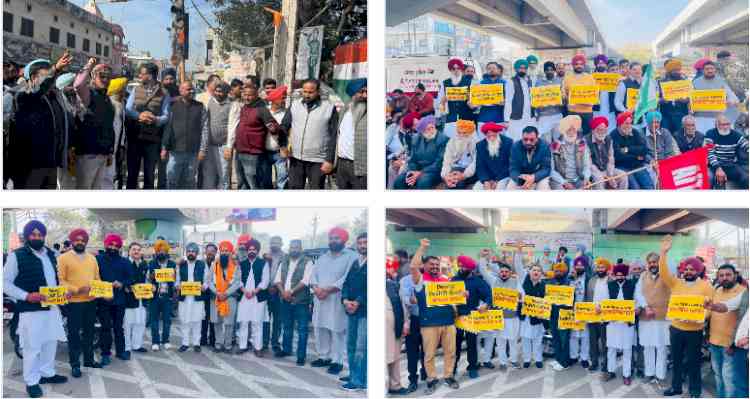 AAP’s Major Protest Across Punjab Against India-US Deal; Accuses Centre of Compromising National Interests