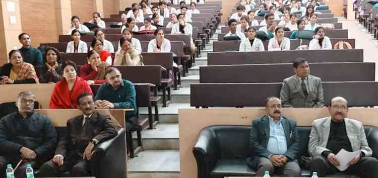 VC Dr. H.K. Aggarwal urges Students to remove the word ‘STRESS’ from their dictionary