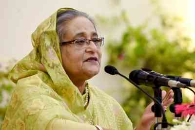 Hasina decries Bangladesh poll process, seeks resignation of Yunus 