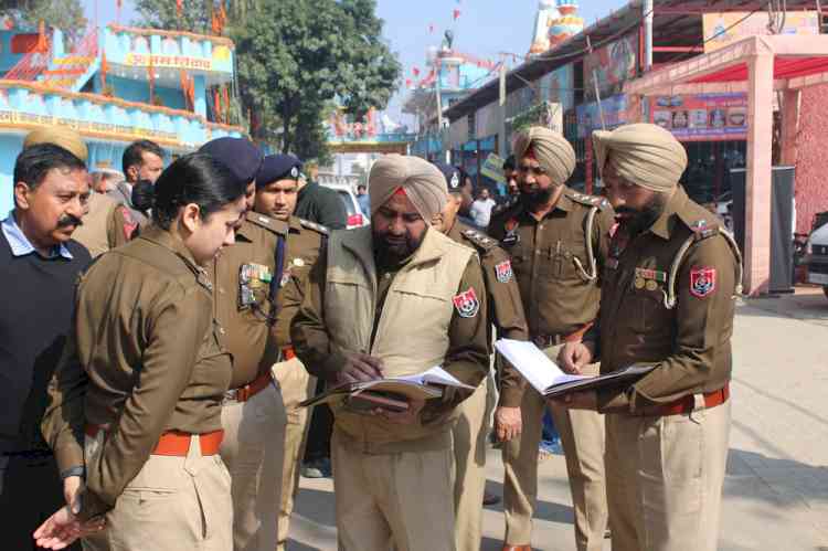Robust Security Arrangements by Police District Khanna on the Occasion of Mahashivratri
