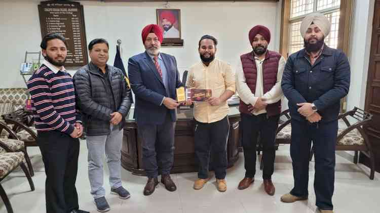 Lyallpur Khalsa College Jalandhar's student Mayank shortlisted for grand finale of Voice of Punjab