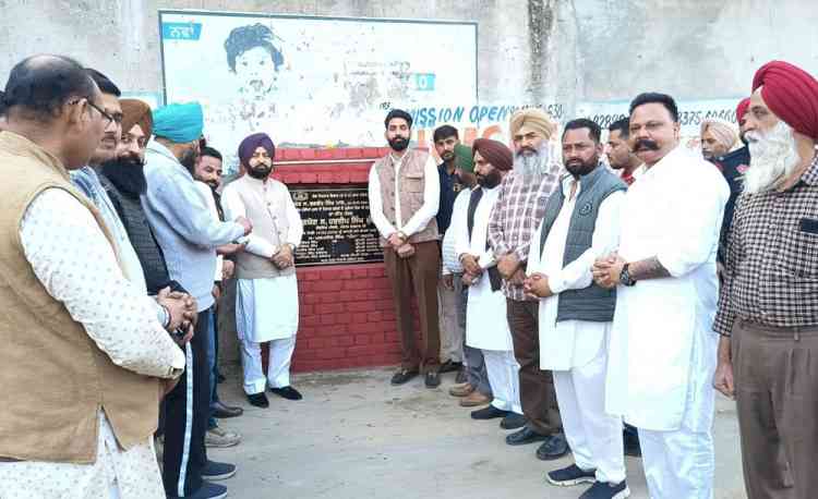 Cabinet Minister Hardeep Singh Mundian lays foundation stone for key road Infra project worth Rs 1.74 crore