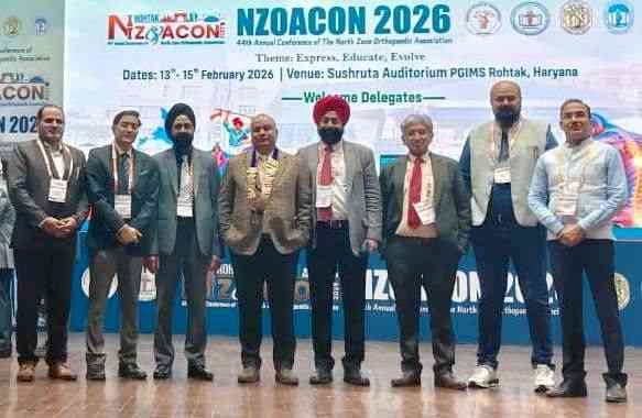 The 44th North Zone Orthopedic Association concludes; Dr. Roop Singh is the new NZOACON President