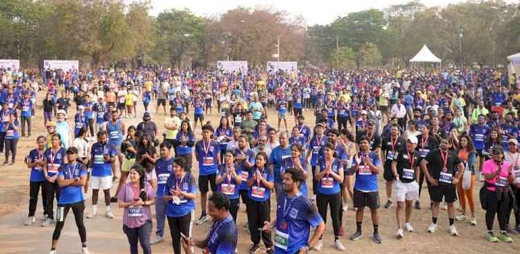 More than 3000 participated in the 17th edition of the annual Club Run 2026, which serves as a qualifying race for the Hyderabad Marathon
