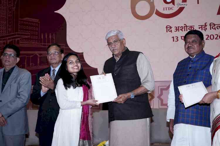 JK Lakshmipat University Design Students Felicitated by Union Tourism Minister for ITDC Systems Design Project