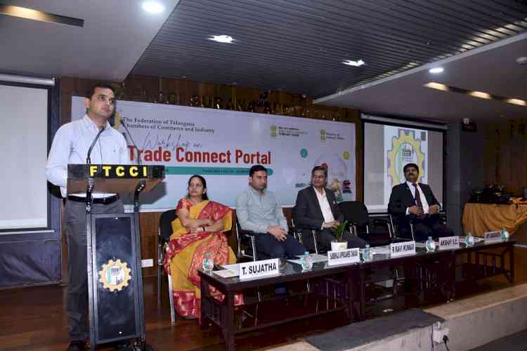 FTCCI, with the support of the Ministry of External Affairs and the Director General of Foreign Trade, Government of India, organises a Workshop on Trade Connect Portal held for the benefit of exporters