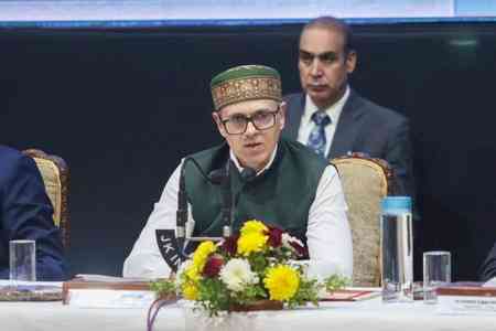 Omar Abdullah slams Golgotias University for displaying Chinese-made robotic dog at AI summit
