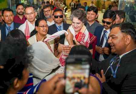 Priyanka Gandhi begins two-day Assam visit to speed up Cong poll preparations