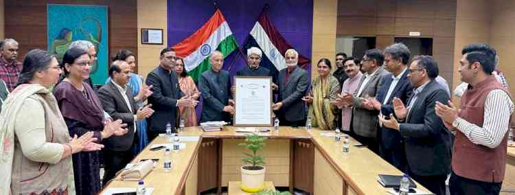 MDU felicitates Prof. Rajbir Singh on Completion of Seven Years as Vice-Chancellor