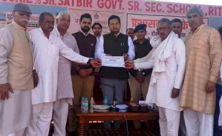 रिटौली गांव की सभी प्रमुख समस्याओं का जल्द समाधान करवाएगा जिला प्रशासनः उपायुक्त सचिन गुप्ता