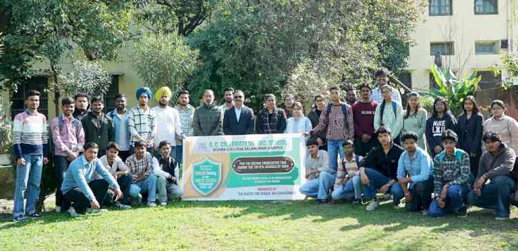 डीसीजे कॉलिजिएट सी.सैक. स्कूल को मिली ग्रीन स्कूल रेटिंग